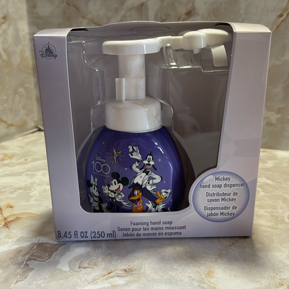 Disney: 100 anniversary foaming hand soap dispenser